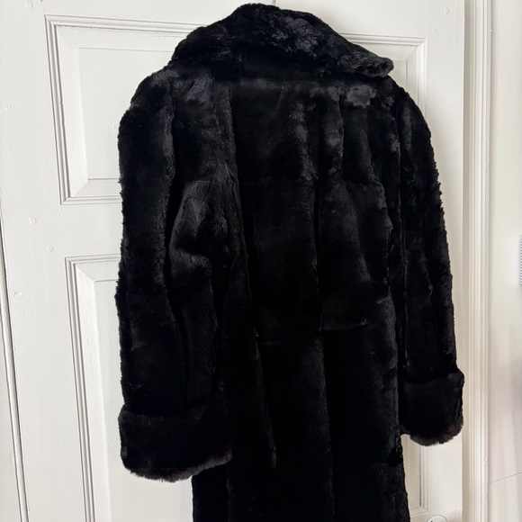 Vintage Black Fur Coat - Picture 7 of 14